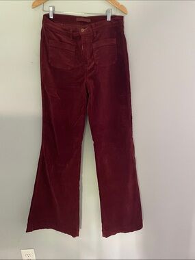 J Brand Women's Corduroy Flare Pants in Merlot